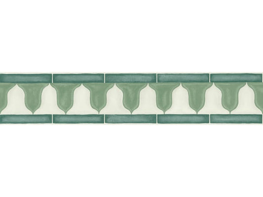 Cole & Son WP: Martyn Lawrence Bullard Zellige Border 113/12037.CS.0 Olive
