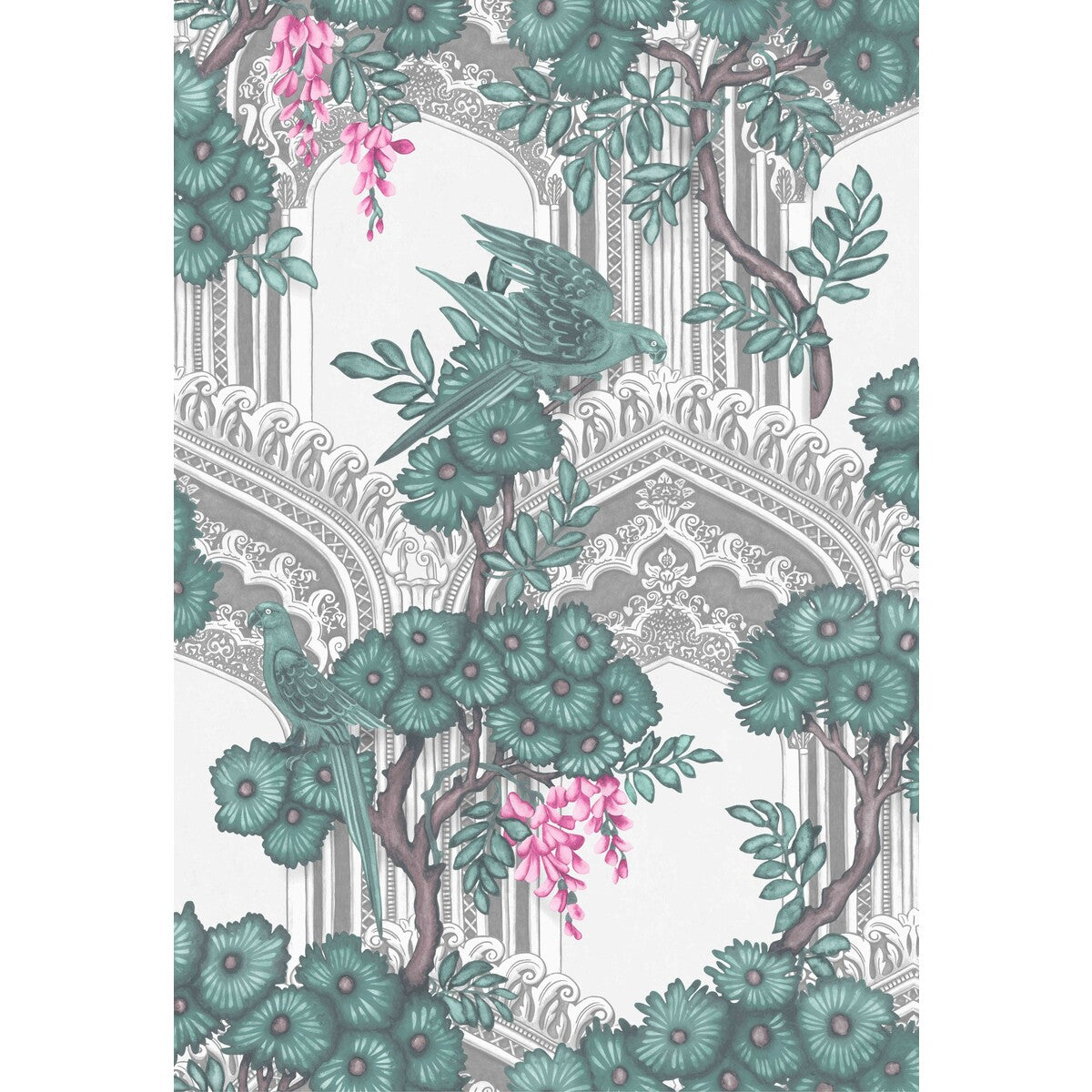 COLE & SON BABYLON TEAL & PINK