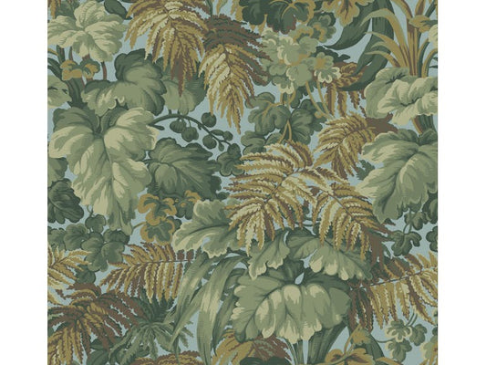 Cole & Son WP: Martyn Lawrence Bullard Royal Fernery 113/3008.CS.0 Khaki & Print Room Blue