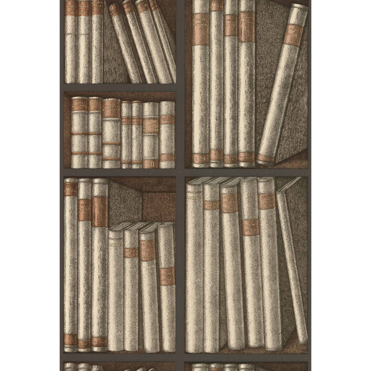 COLE & SON EX LIBRIS OAT/CHARCOAL