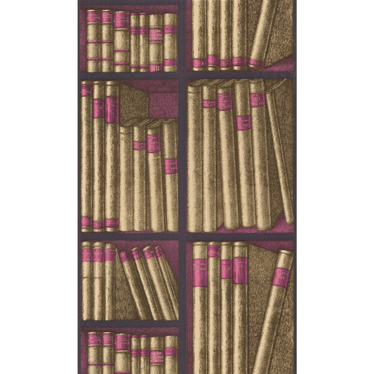 COLE & SON EX LIBRIS GOLD/MAGENTA