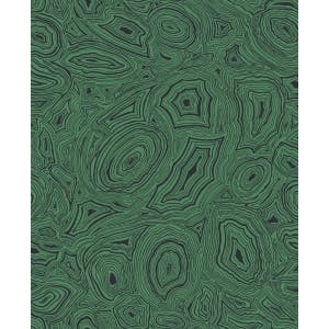 Cole & Son WP: Fornasetti Malachite 114/17035.CS.0 Emerald/Black