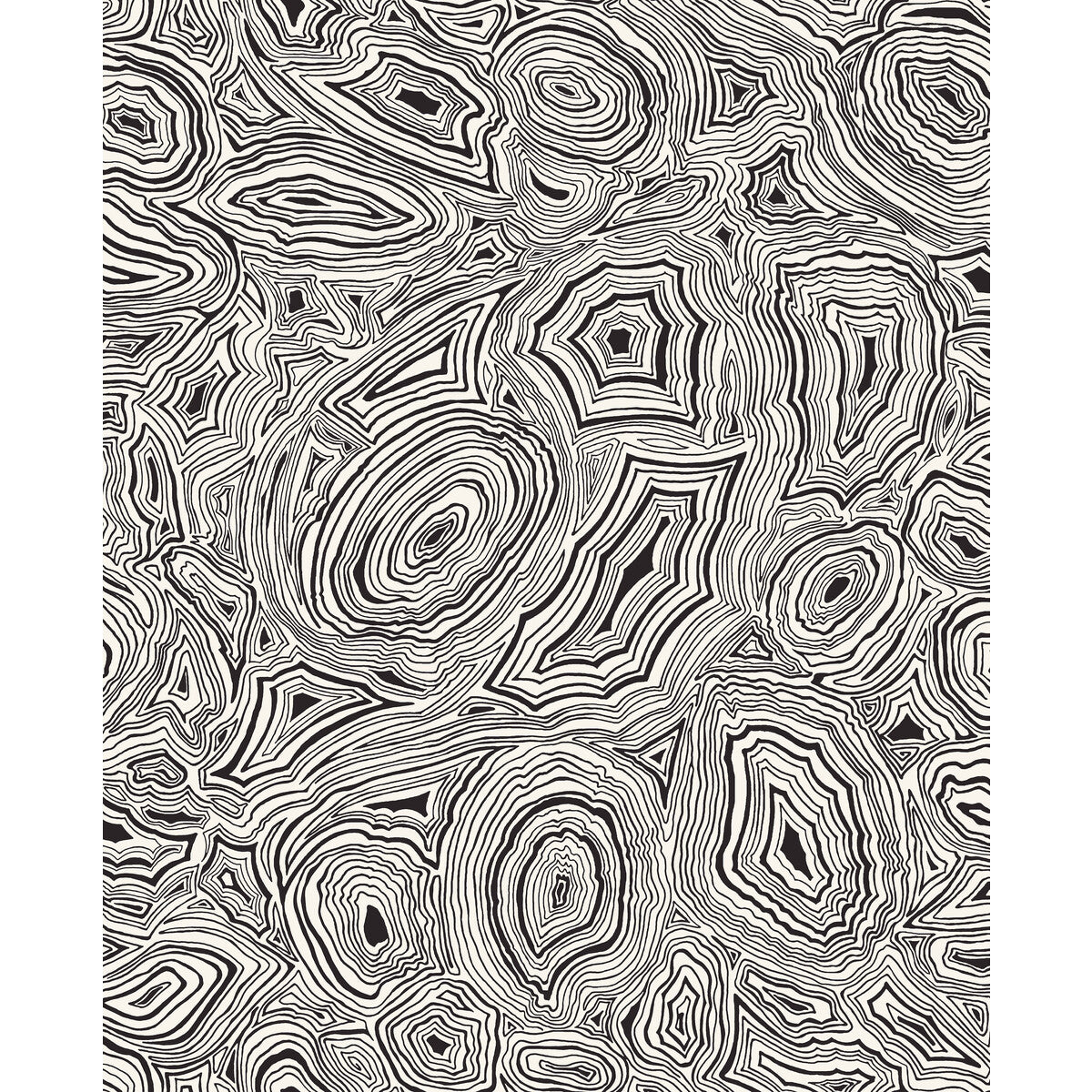 COLE & SON MALACHITE WHITE/BLACK