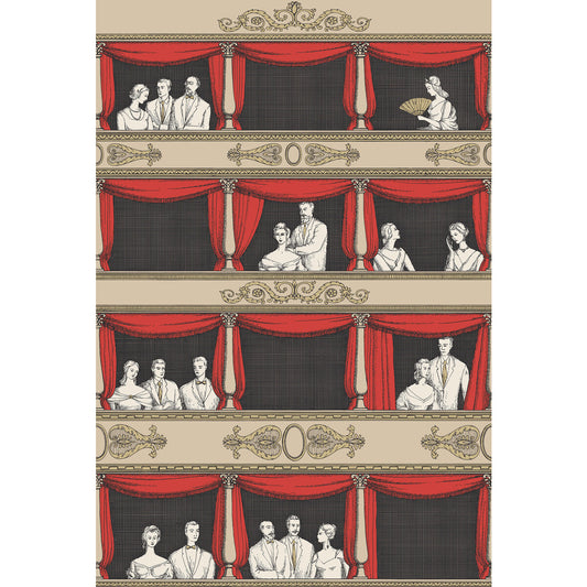 COLE & SON TEATRO LINEN/ROUGE