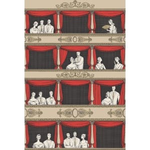 Cole & Son WP: Fornasetti Teatro 114/18037.CS.0 Rouge
