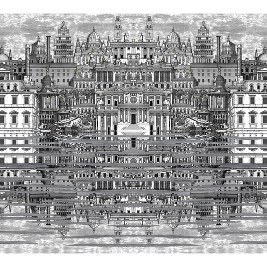 COLE & SON RIFLESSO BLACK/WHITE