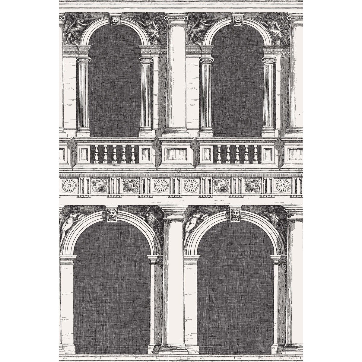 COLE & SON PROCURATIE BLACK/WHITE