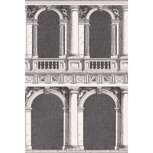 Cole & Son WP: Fornasetti Procuratie 114/22042.CS.0 Black/White