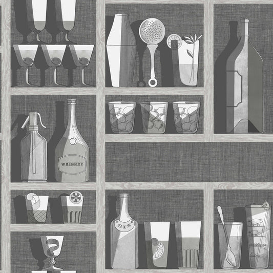 COLE & SON COCKTAILS SOOT/SNOW