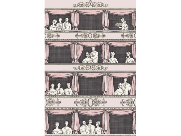 Cole & Son WP: Fornasetti Teatro 114/4008.CS.0 Ballet Slipper
