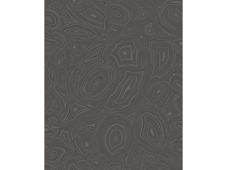 Cole & Son WP: Fornasetti Malachite 114/6012.CS.0 Charcoal & Silver