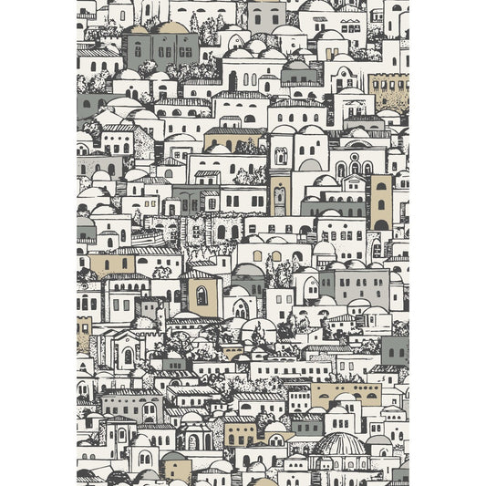 COLE & SON MEDITERRANEA WHITE & METALLIC