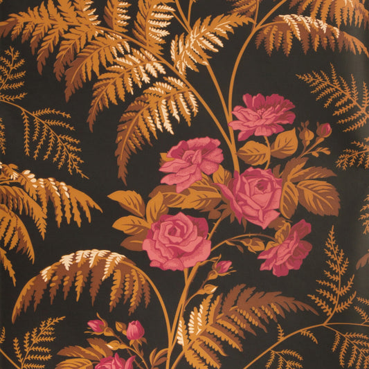 COLE & SON ROSE CERISE/B ORANGE/BLACK