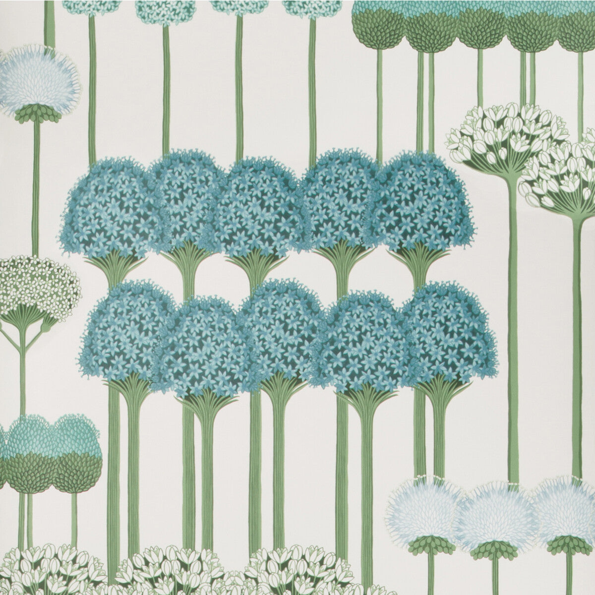 COLE & SON ALLIUM TEAL/JADE/WHITE
