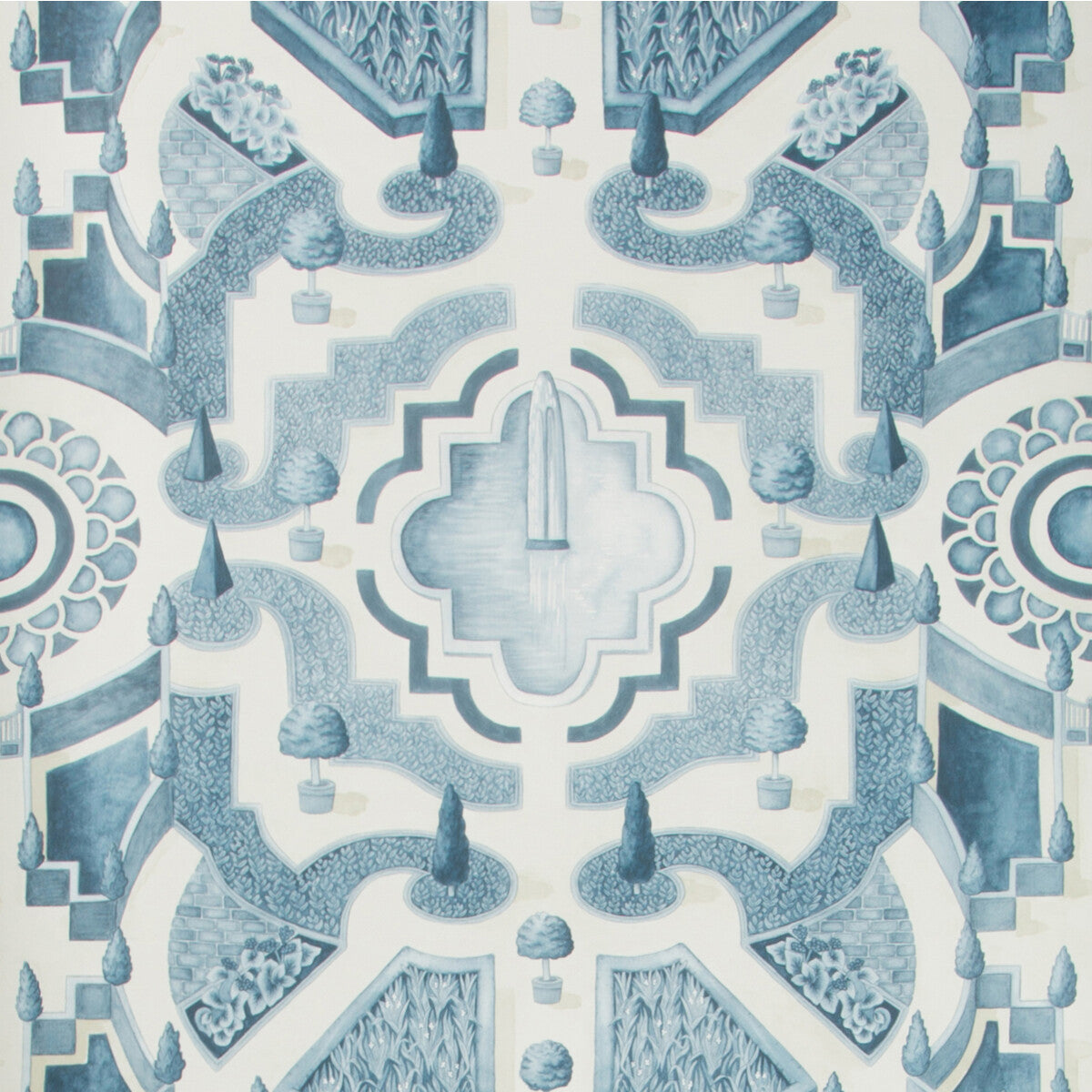 COLE & SON TOPIARY CHINA BLUE