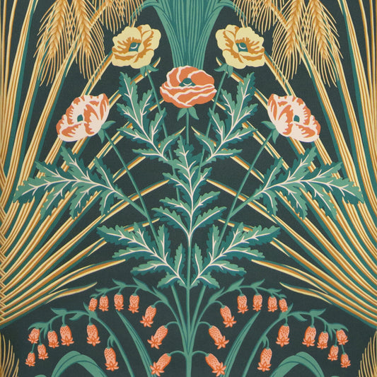 COLE & SON BLUEBELL TEAL/GOLD/PETROL