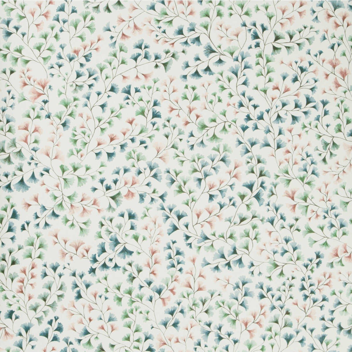 COLE & SON MAIDENHAIR PETROL/BLUSH/M