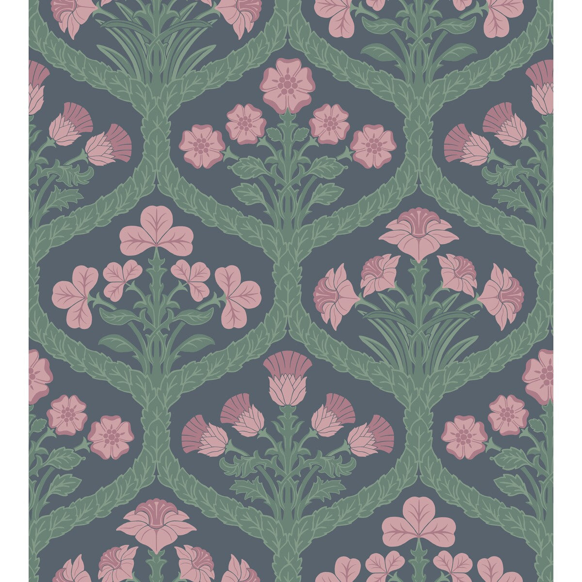 COLE & SON FLORAL KINGDOM ROSE/FORES