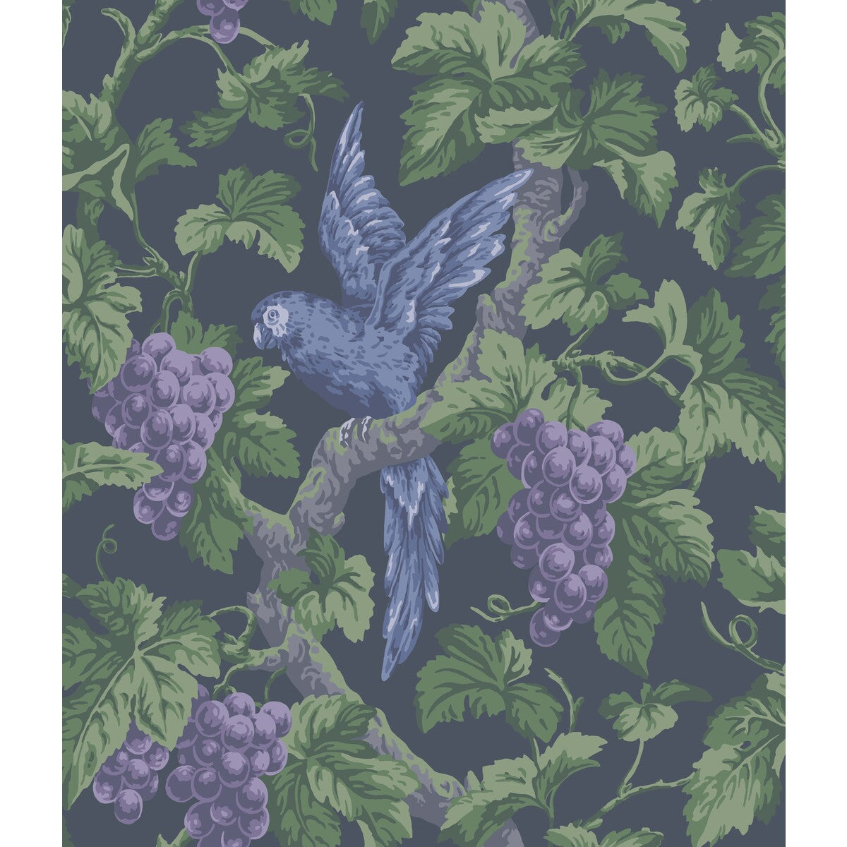 COLE & SON WOODVALE ORCHARD VIOL/INK