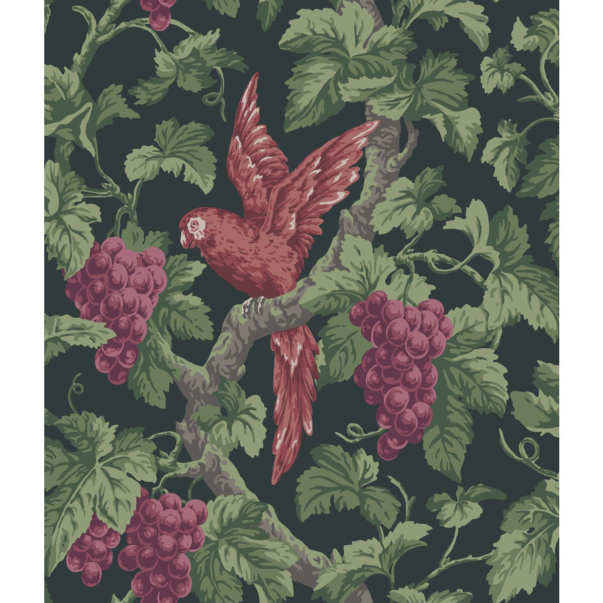 COLE & SON WOODVALE ORCHARD RUBY/CH
