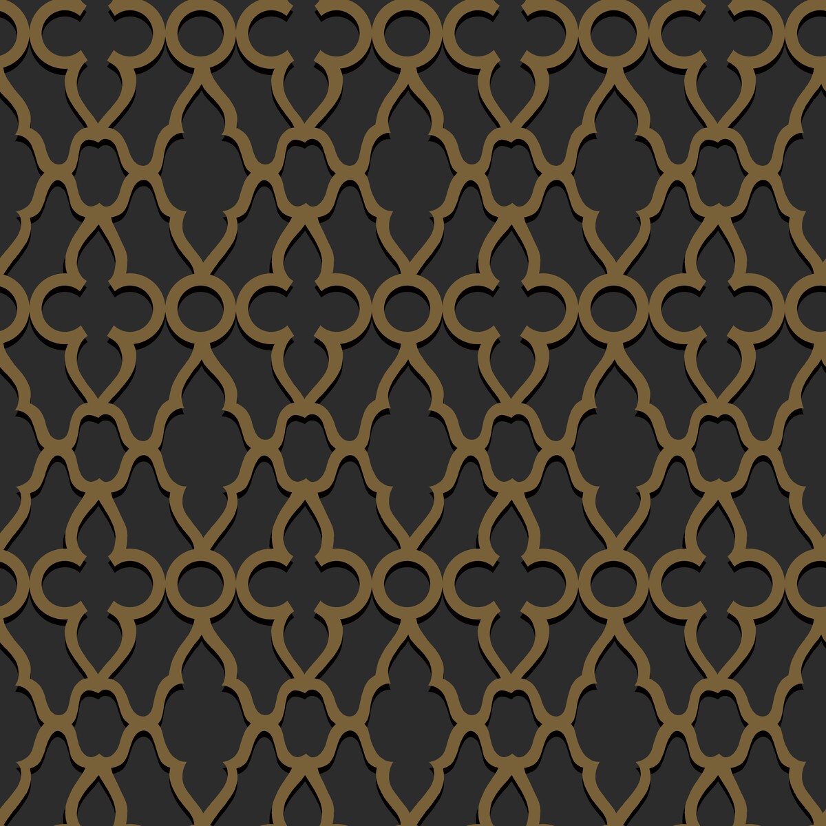COLE & SON TREILLAGE M BRONZE/CHAR