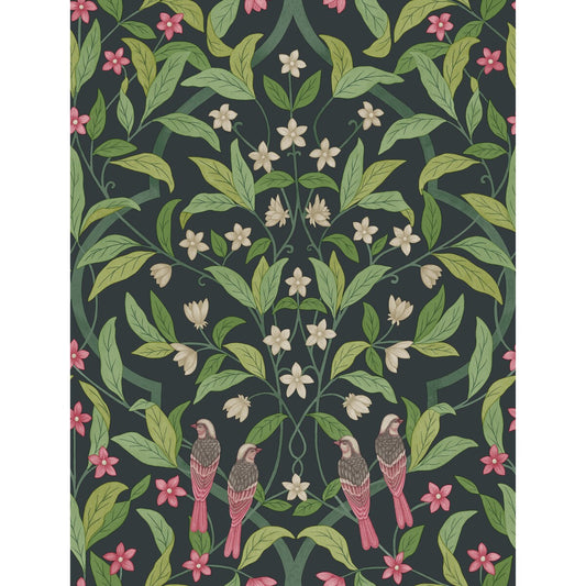 COLE & SON JASMINE & SERIN SYMPHONY ROSE/GRN/VIRIDIAN