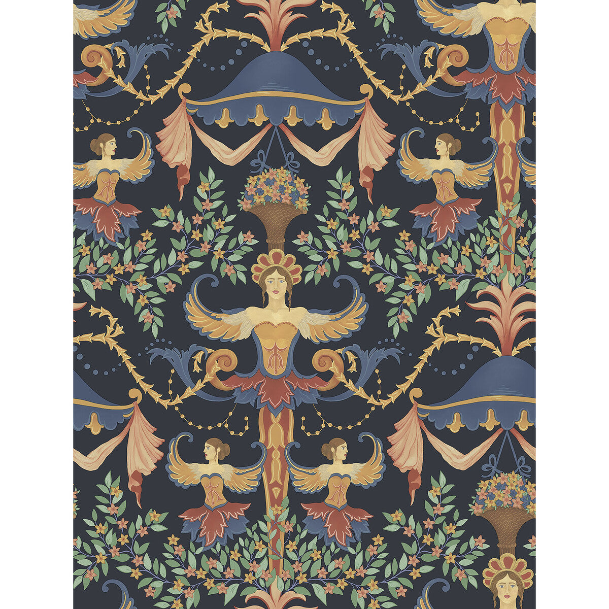 COLE & SON CHAMBER ANGELS DENIM