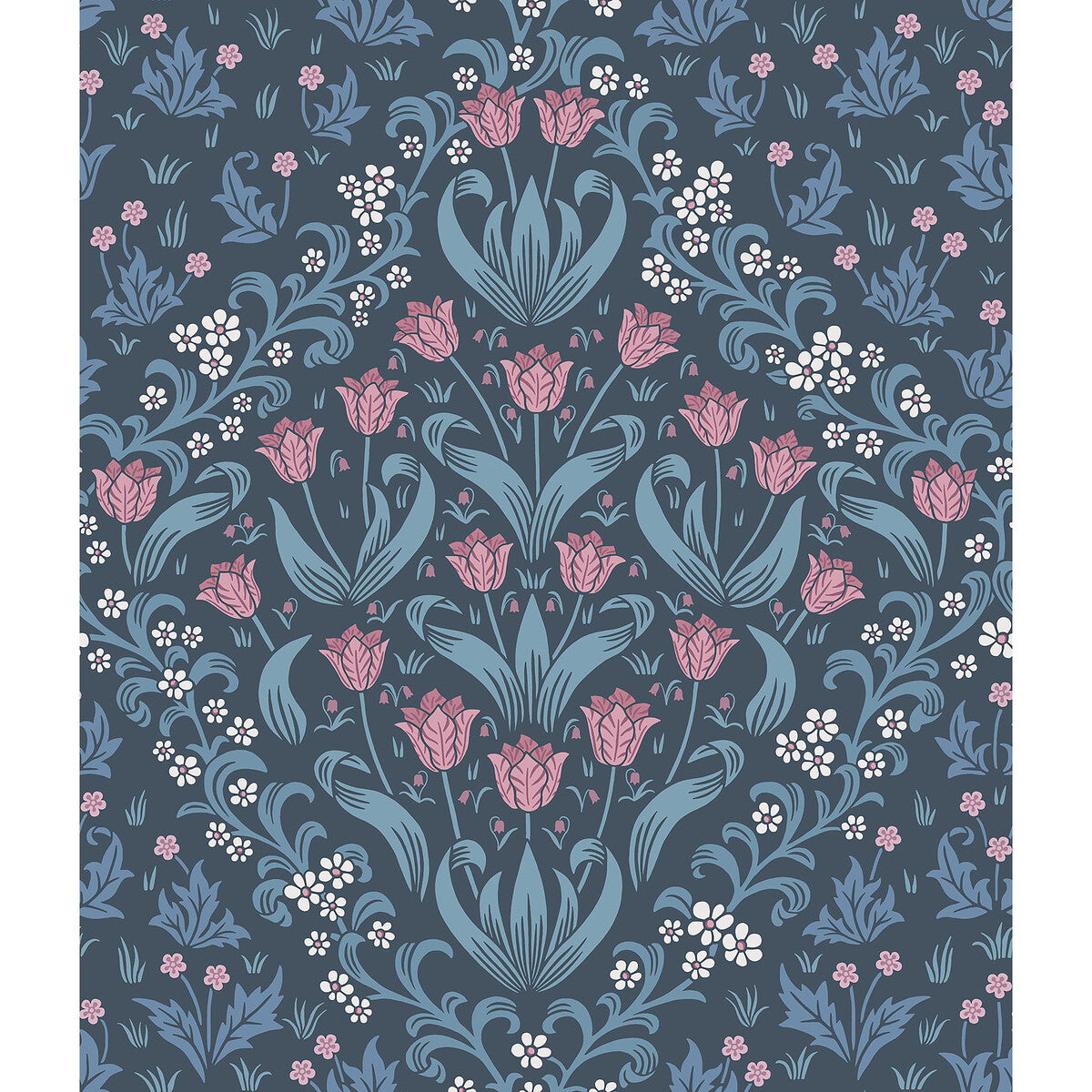 COLE & SON TUDOR GARDEN FS&CBLU/MIDN
