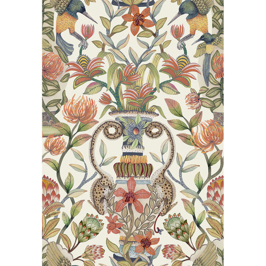 COLE & SON PROTEA GARDEN OGRN&TNGRN/WHT
