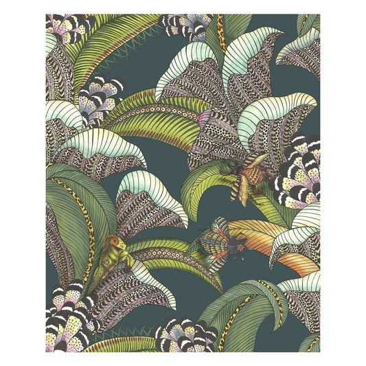 COLE & SON HOOPOE LEAVES VIRIDIAN