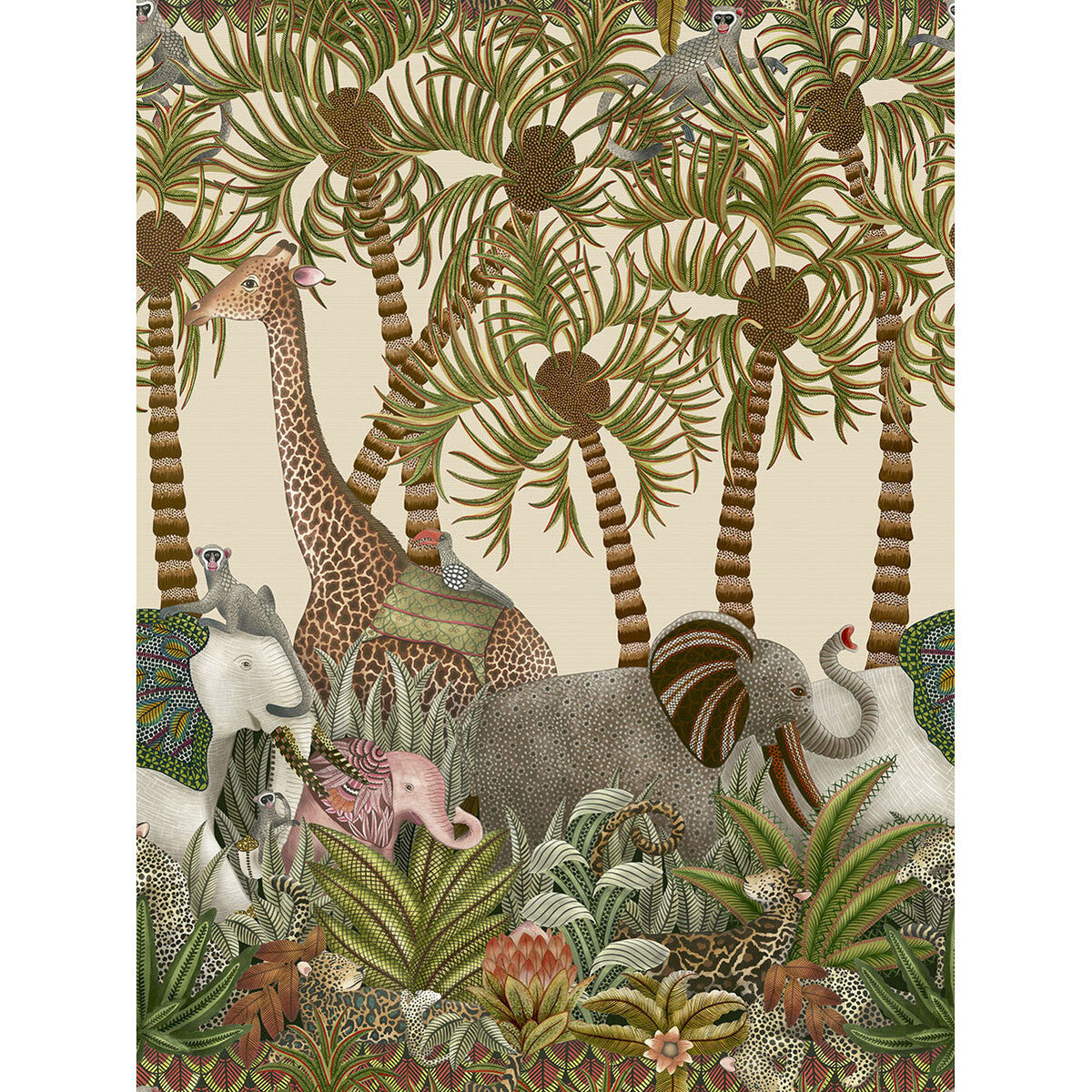 COLE & SON LETABA MARCH GRASSCLOTH SPGRN&GNGR/CRM