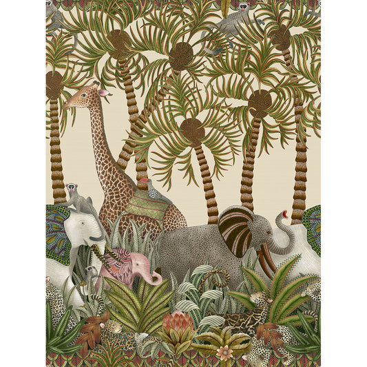 COLE & SON LETABA MARCH GRASSCLOTH SPGRN&GNGR/CRM