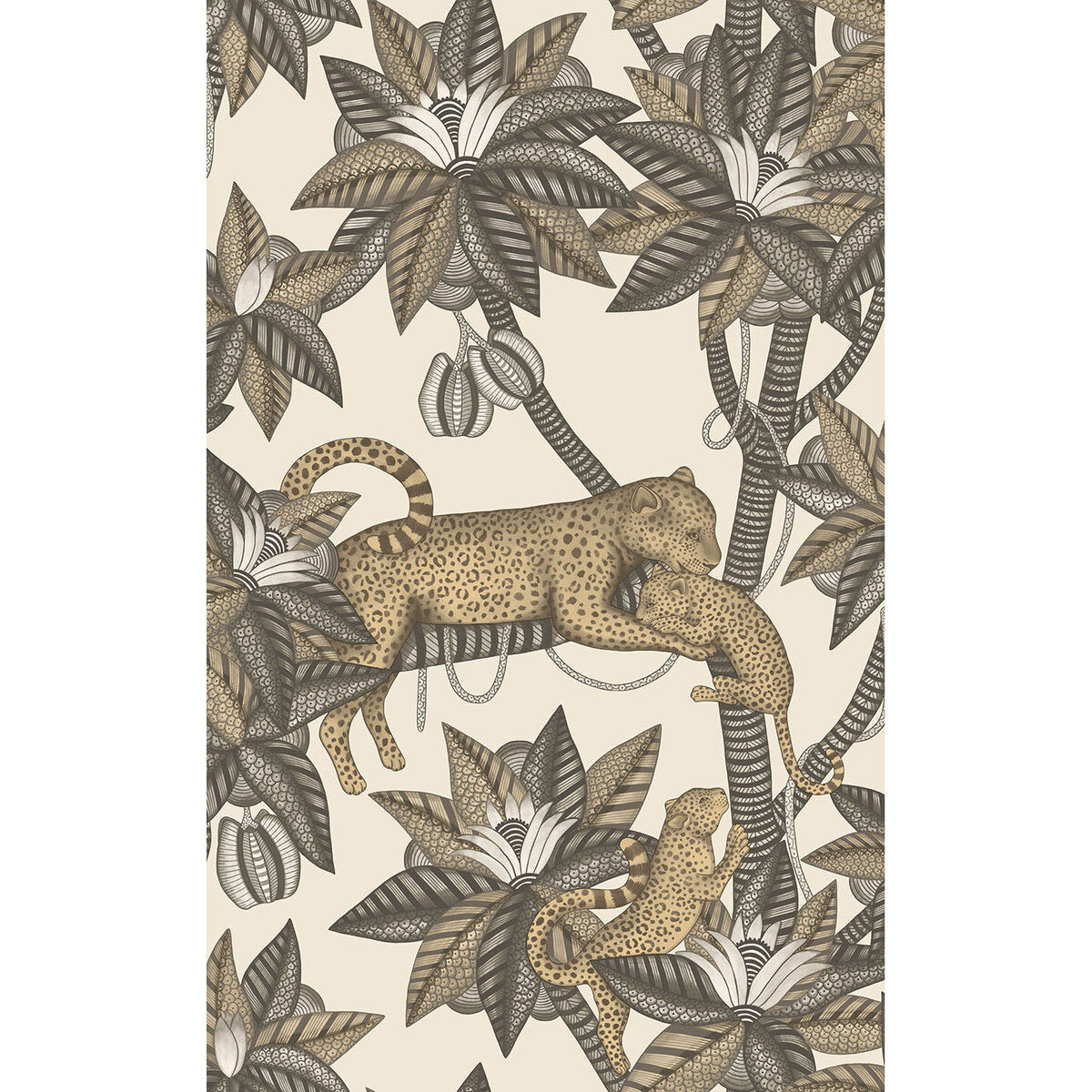 COLE & SON SATARA SOOT&METGLD/LINEN