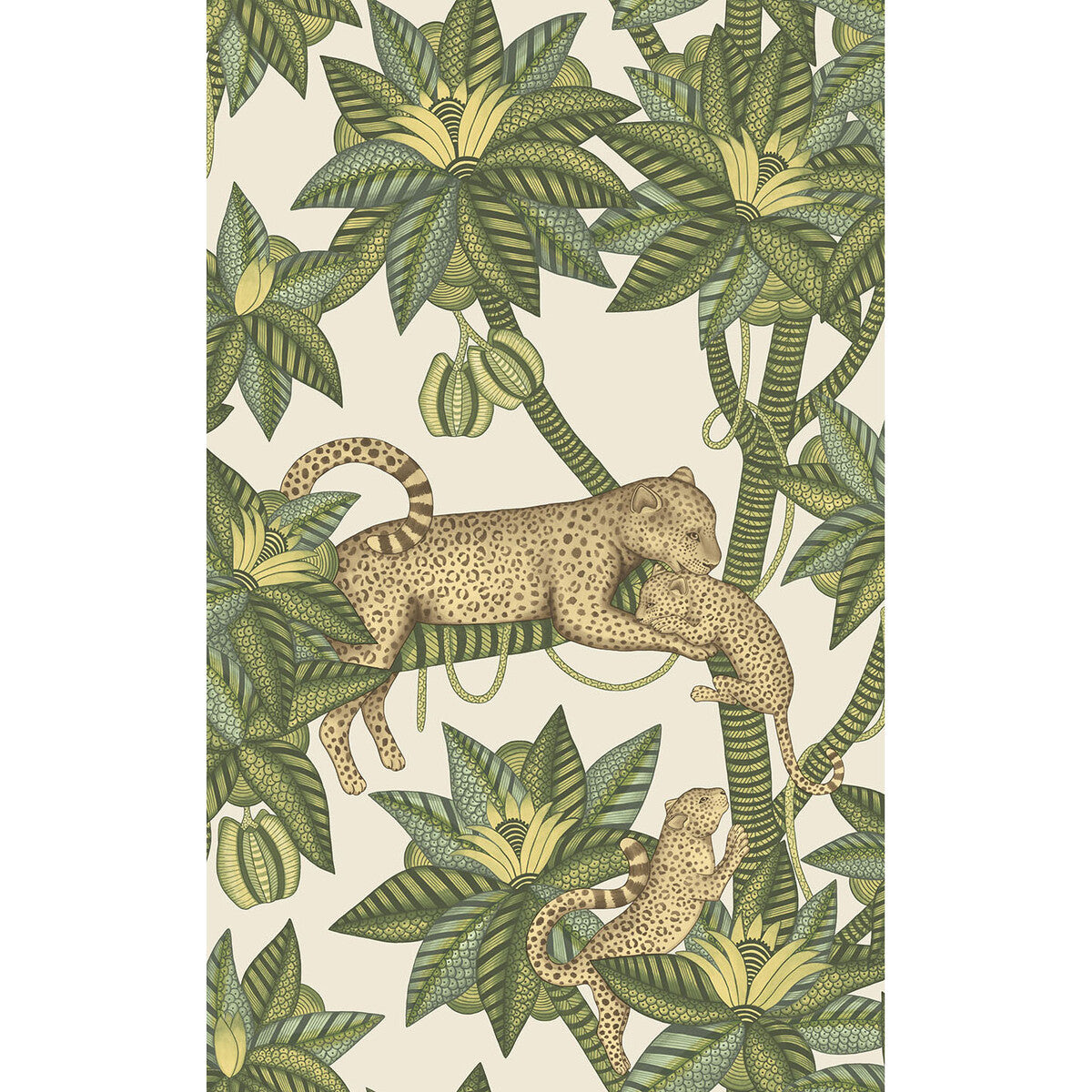 COLE & SON SATARA SPRNGRN&SND/LINEN