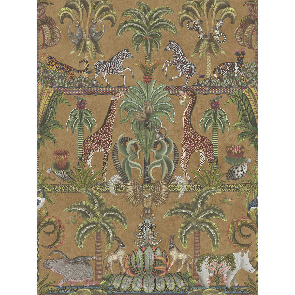 COLE & SON AFRIKA KINGDOM OLGRN/SPGRN/MT BRONZ