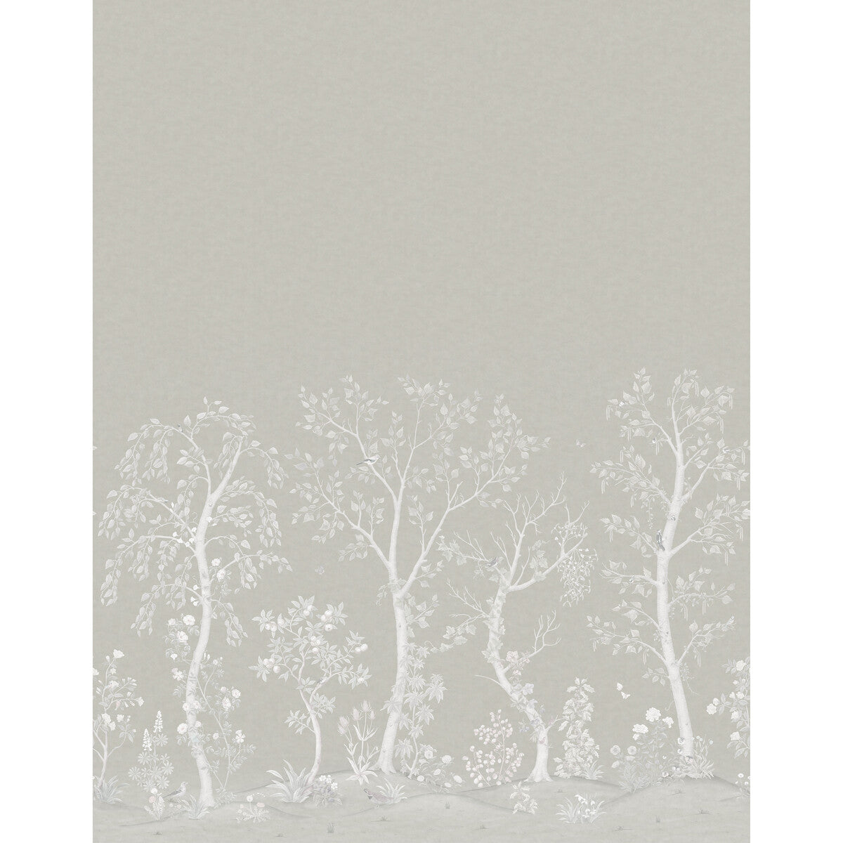 COLE & SON SEASONAL WOODS METALLIC PLATINUM