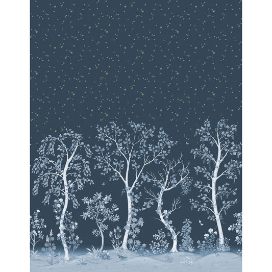 COLE & SON SEASONAL WOODS MIDNIGHT
