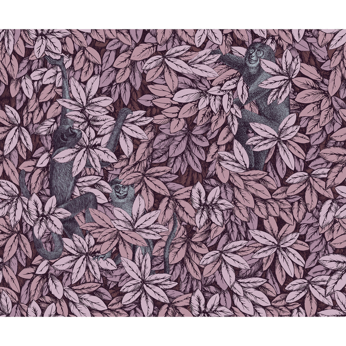 COLE & SON FOGLIE E SCIMMIE BLUSH