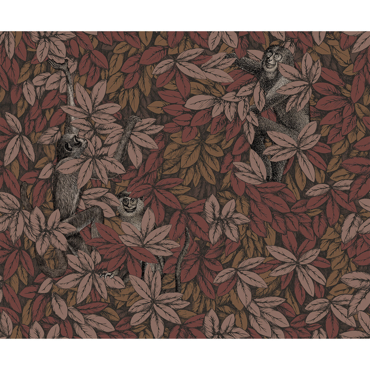 COLE & SON FOGLIE E SCIMMIE AUTUMNAL