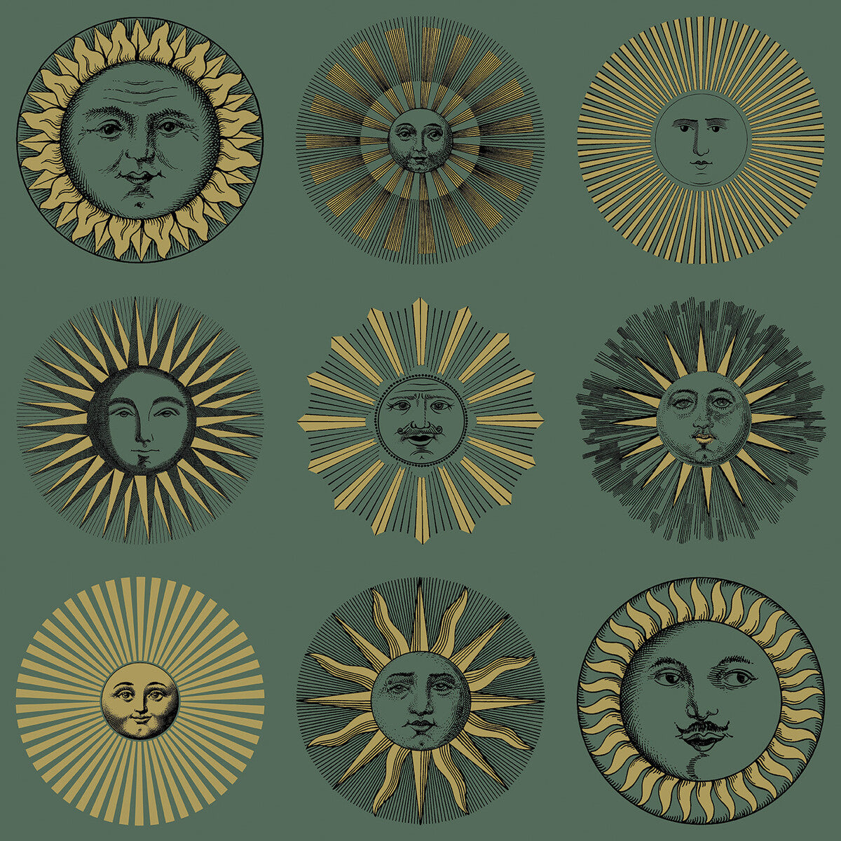 COLE & SON SOLI EMERALD & GOLD