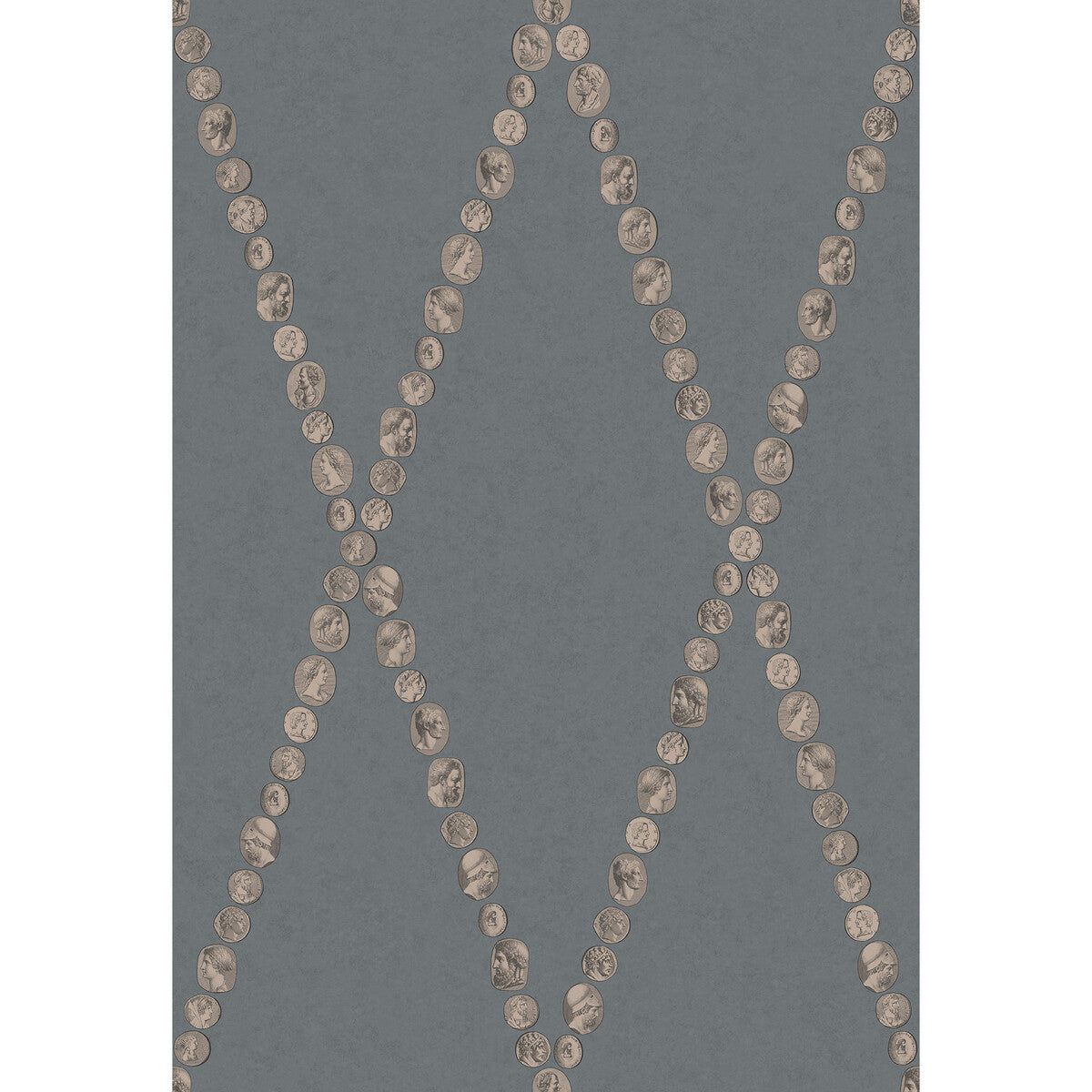COLE & SON CAMMEI SLATE & ROSE GOLD