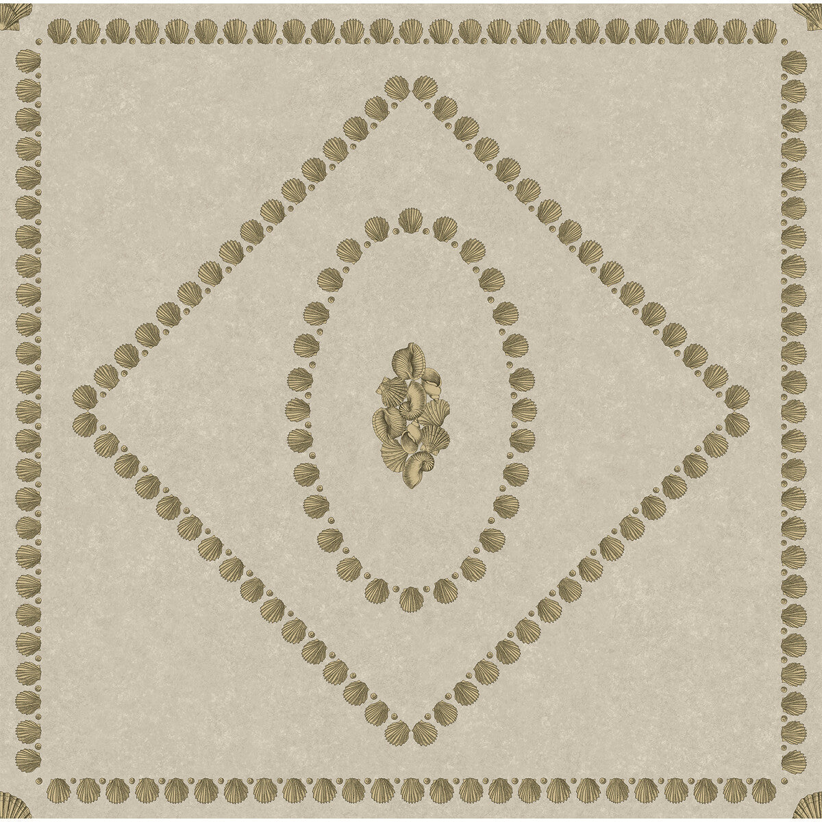 COLE & SON CONCHIGLIE GOLD ON STONE