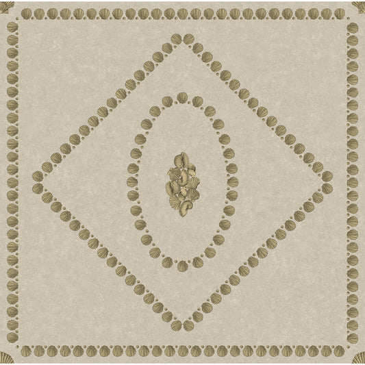 COLE & SON CONCHIGLIE GOLD ON STONE