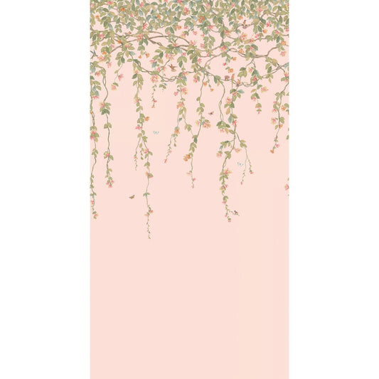 COLE & SON HUMMINGBIRDS FLORA PINK