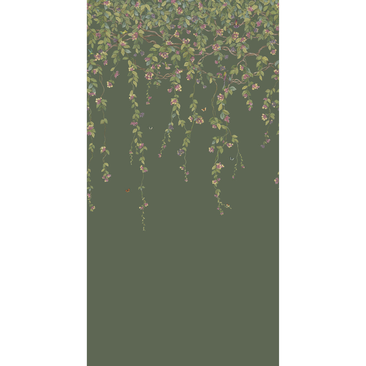 COLE & SON HUMMINGBIRDS FLORA SAGE