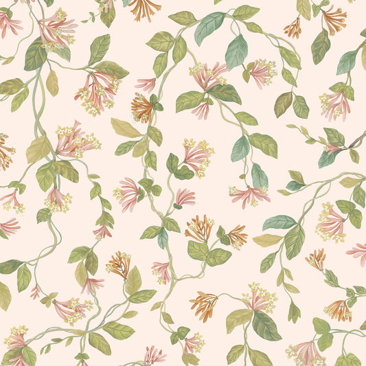 COLE & SON FLORA PINK/ORANGE