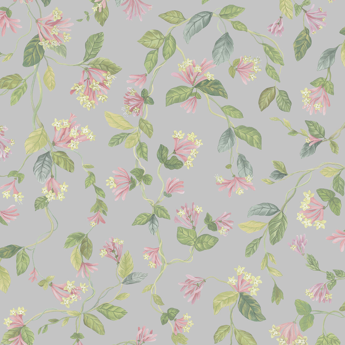 COLE & SON FLORA GREY/PINK