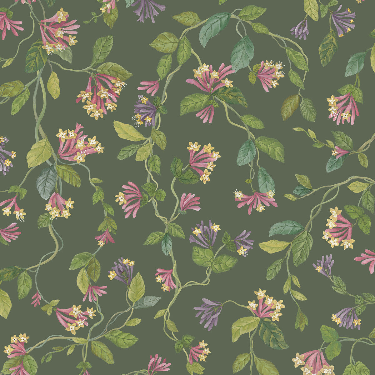 COLE & SON FLORA SAGE/PINK