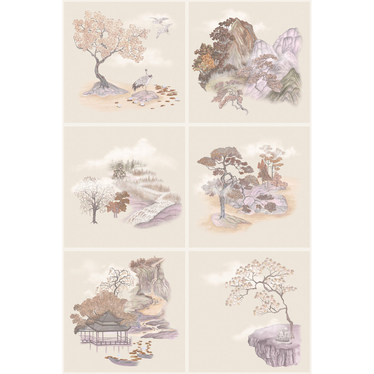 COLE & SON TILE TOILE AUTUMNAL