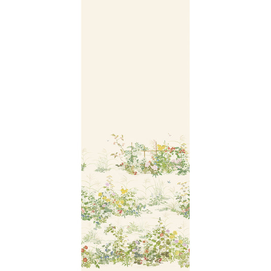 COLE & SON SCENIC FLORA NATURAL WHITE